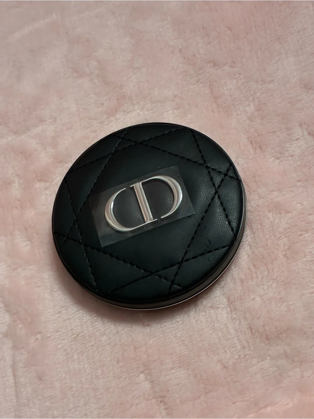 Christian Dior Cannage Quilted Double-Sided Compact Mirror,